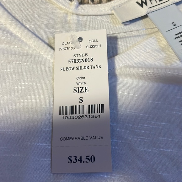 NWT! WHBM Bow Tank! - Picture 3 of 6